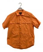 BEAMS PLUSビームスプラス）の古着「アドベンチャーシャツⅡ コットンリップストップ」｜オレンジ