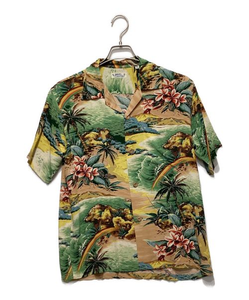 Sun Surf（サンサーフ）Sun Surf (サンサーフ) アロハシャツ イエロー×グリーン サイズ:Sの古着・服飾アイテム