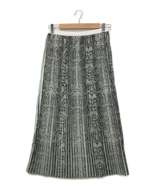 TARO HORIUCHI（タロウホリウチ）TARO HORIUCHI (タロウホリウチ) pleats longskirt ライトグリーン サイズ:1の古着・服飾アイテム