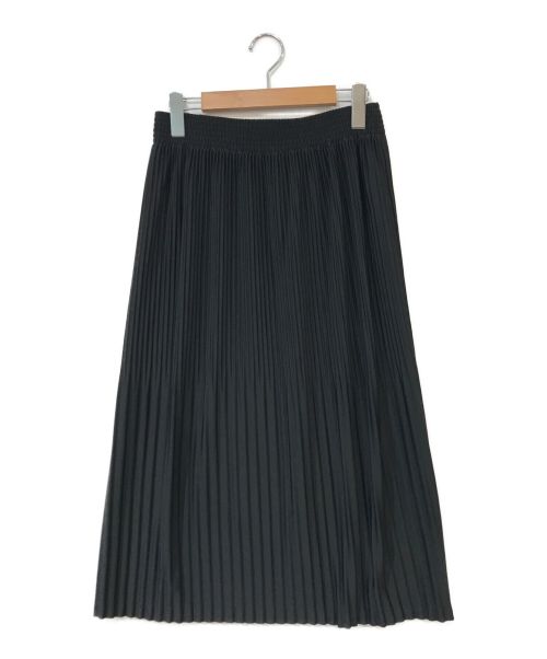 ZUCCA（ズッカ）ZUCCA (ズッカ) PEスムース プリーツスカート ブラック サイズ:Mの古着・服飾アイテム