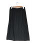ZUCCA (ズッカ) PEスムース プリーツスカート ブラック サイズ:M：4800円