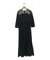 troisiemechaco (トロワズィエムチャコ) ロングドレス ブラック サイズ:38：3980円