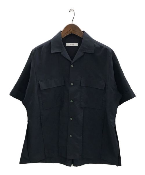 Ujoh（ウジョー）Ujoh (ウジョー) オープンカラーシャツ ネイビー サイズ:2の古着・服飾アイテム