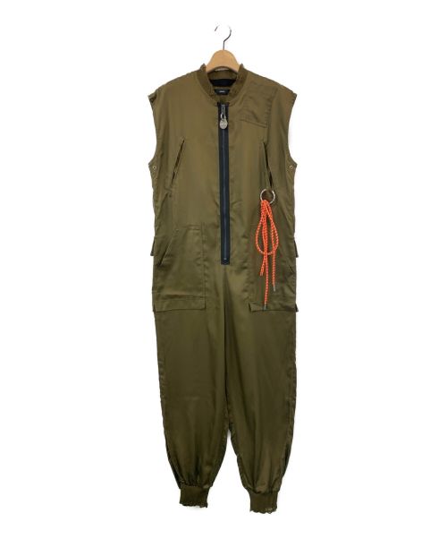 DIESEL（ディーゼル）DIESEL (ディーゼル) ジャンプスーツ カーキ サイズ:Sの古着・服飾アイテム