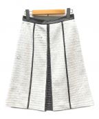 EPOCAエポカ）の古着「和紙ツイード配色スカート」｜ホワイト