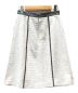 EPOCA (エポカ) 和紙ツイード配色スカート ホワイト サイズ:38：3980円