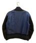 UNDERCOVER (アンダーカバー) コントラストパネルボンバージャケット ネイビー×ブラック サイズ:4：34800円