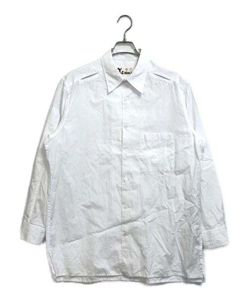 Y's BANG ON!（ワイズバングオン！）Y's BANG ON! (ワイズ バングオン !) No.79 切込みシャツ コットンブロード ホワイト サイズ:2の古着・服飾アイテム