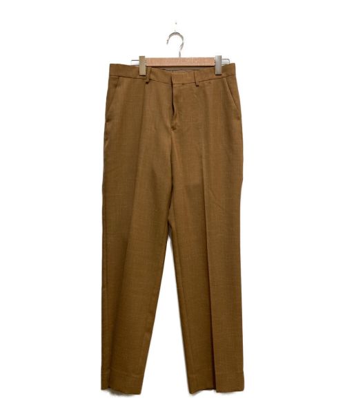 AURALEE（オーラリー）AURALEE (オーラリー) WOOL CUPRA LINEN CLOTH SLACKS ブラウン サイズ:5の古着・服飾アイテム