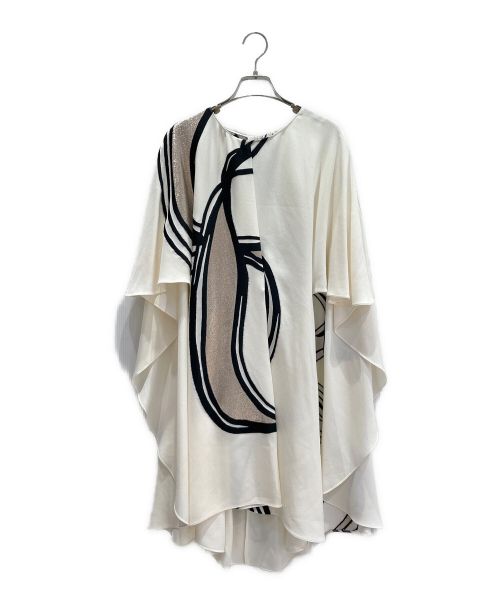 FENDI（フェンディ）FENDI (フェンディ) Graphic Printドレス オフホワイト サイズ:42の古着・服飾アイテム