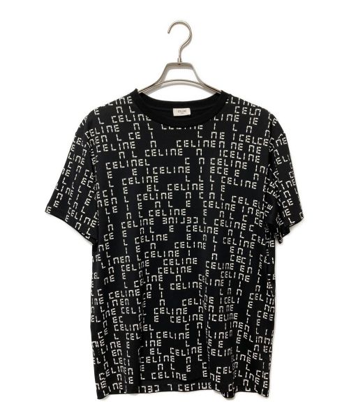 CELINE（セリーヌ）CELINE (セリーヌ) ルーズTシャツ / ジャージー ブラック×ホワイト サイズ:Sの古着・服飾アイテム