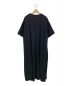 ENFOLD (エンフォルド) ダブルクロス5分袖DRESS ブラック サイズ:36：20800円