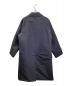 AUBETT (オーベット) COTTON WOOL SILK DOUBLE CLOTH BAL COLLAR COAT ネイビー サイズ:M：35800円