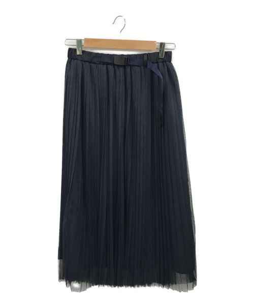 GRAMICCI（グラミチ）GRAMICCI (グラミチ) チュールプリーツスカート ネイビー サイズ:36の古着・服飾アイテム