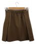 MAVIMOON (マビームーン) Separate Short Skirt ブラウン サイズ:F：4800円