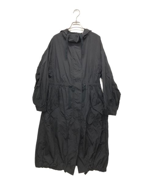 DRESSTERIOR（ドレステリア）DRESSTERIOR (ドレステリア) 洗えるライトモッズコート ブラック サイズ:38の古着・服飾アイテム
