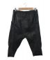 ripvanwinkle (リップヴァンウィンクル) SARROUEL LEATHER JERSEY PANTS ブラック サイズ:4：14800円