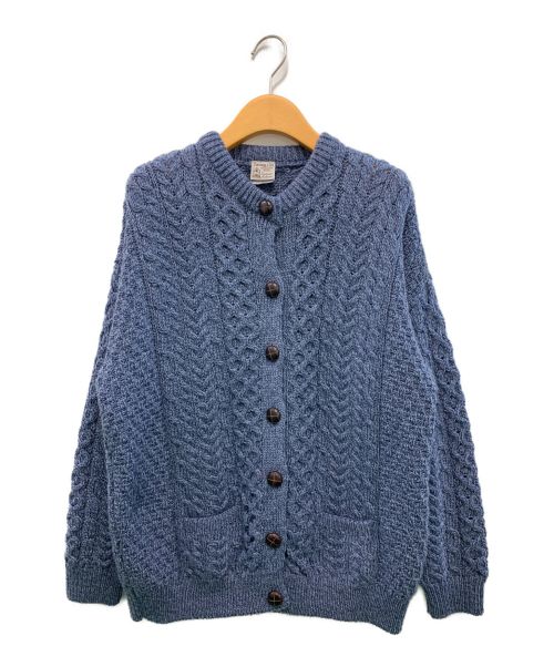 INVERALLAN（インバーアラン）INVERALLAN (インバーアラン) ニットカーディガン ブルー サイズ:Lの古着・服飾アイテム