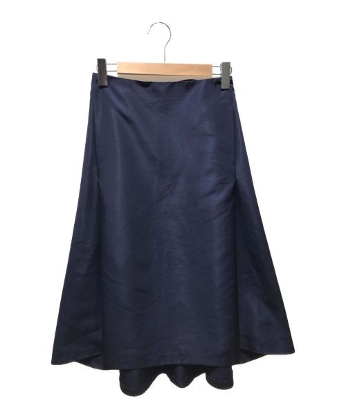 Sybilla（シビラ）Sybilla (シビラ) シャンタンスカート ネイビー サイズ:Mの古着・服飾アイテム
