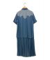 TOGA PULLA (トーガ プルラ) Satin western shirt dress ブルー サイズ:36 未使用品：22800円