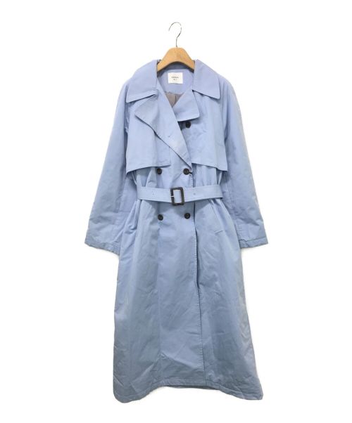 Ameri（アメリ）AMERI (アメリ) THINDOWN TRENCH COAT ブルー サイズ:Sの古着・服飾アイテム