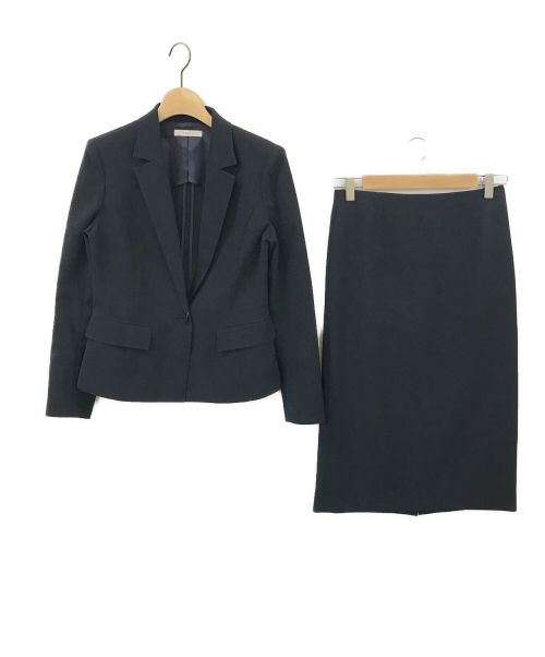 EPOCA（エポカ）EPOCA (エポカ) ライトクロステーラードジャケット スカート ネイビー サイズ:38の古着・服飾アイテム