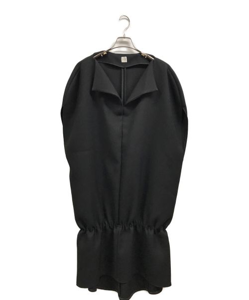 toteme（トーテム）toteme (トーテム) drop-hem boucle dress ブラック サイズ:ＸＳの古着・服飾アイテム