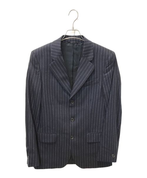 UMIT BENAN（ウミットベナン）UMIT BENAN (ウミットベナン) ウールストライプテーラードジャケット ネイビー サイズ:46の古着・服飾アイテム