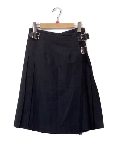 O'NEIL OF DUBLIN（オニールオブダブリン）O'NEIL OF DUBLIN (オニールオブダブリン) ラップスカート ブラック サイズ:8の古着・服飾アイテム