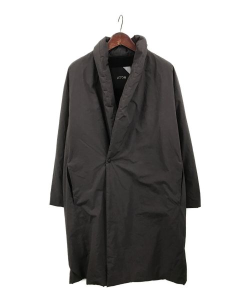 ATON（エイトン）ATON (エイトン) ASAKO NYLON GOWN COAT グレー サイズ:04の古着・服飾アイテム