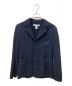 COMME des GARCONS SHIRT（コムデギャルソンシャツ）の古着「製品洗い比翼ウールジャケット」｜ネイビー