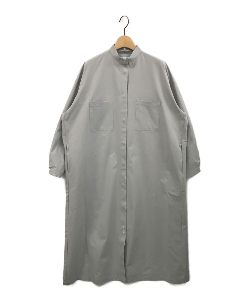 DANSKIN（ダンスキン）DANSKIN (ダンスキン) STRETCH COMFORTABLE LONG SHIRT ライトグレー サイズ:2の古着・服飾アイテム