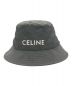 CELINE（セリーヌ）の古着「ナイロンツイルバケットハット」｜ブラック