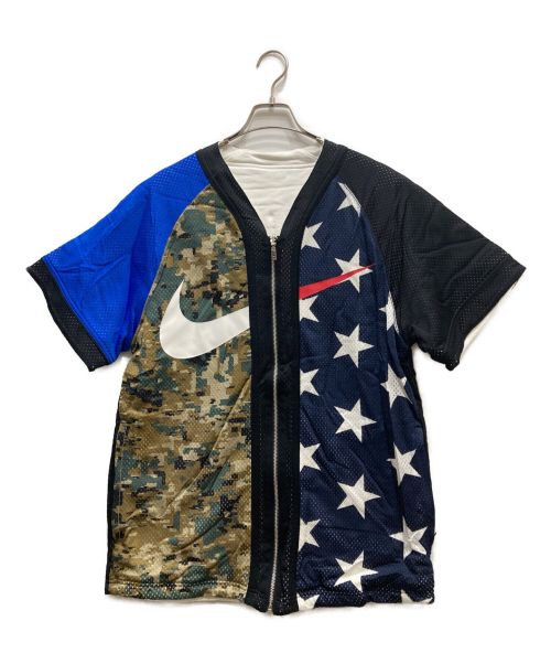 NikeLab（ナイキラボ）NikeLab (ナイキラボ) リバーシブル ベースボール シャツ ネイビー サイズ:Sの古着・服飾アイテム