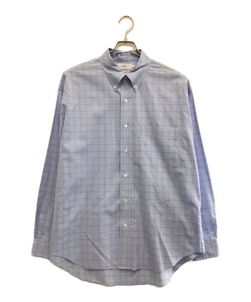 Graphpaper（グラフペーパー）Graphpaper (グラフペーパー) L/S B.D Box Shirt ブルー サイズ:2の古着・服飾アイテム