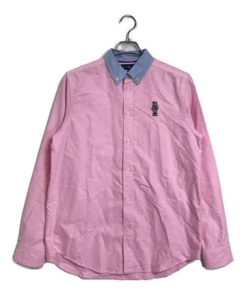 RALPH LAUREN（ラルフローレン）RALPH LAUREN (ラルフローレン) ポロベアシャツ ピンク サイズ:XLの古着・服飾アイテム