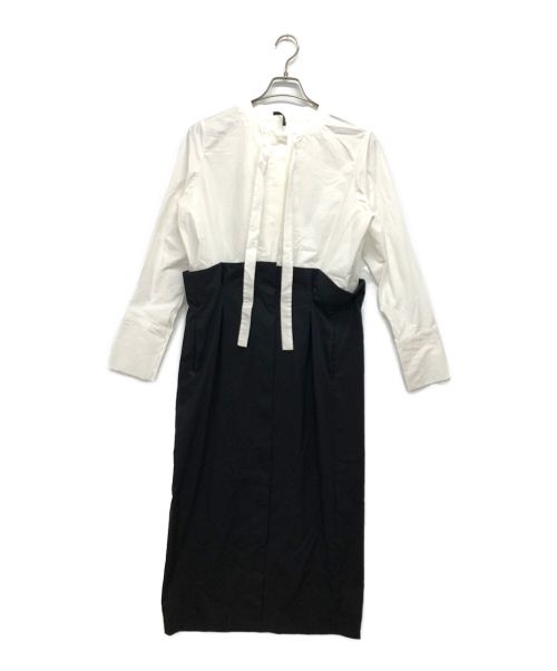 styling/ kei shirahata（スタイリング / ケイ シラハタ）styling/ kei shirahata (スタイリング / ケイ シラハタ) ドッキングシャツワンピース ホワイト サイズ:1の古着・服飾アイテム