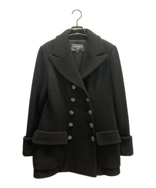 CHANEL（シャネル）CHANEL (シャネル) Pコート ブラック サイズ:38の古着・服飾アイテム