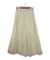 Whim Gazette (ウィムガゼット) シルクコットンプリーツスカート アイボリー サイズ:F：5000円