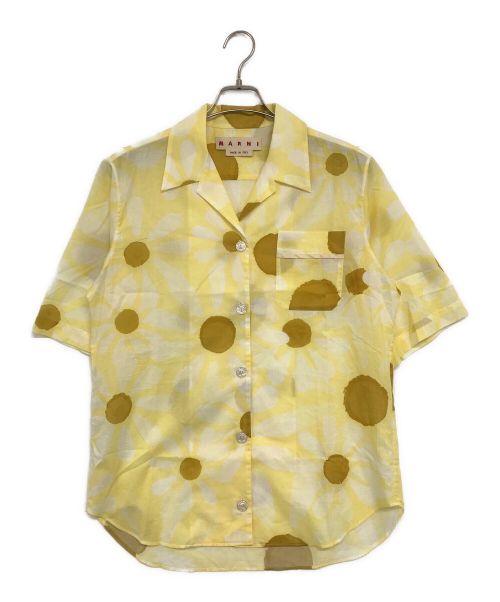 MARNI（マルニ）MARNI (マルニ) オープンカラーシャツ イエロー サイズ:38の古着・服飾アイテム