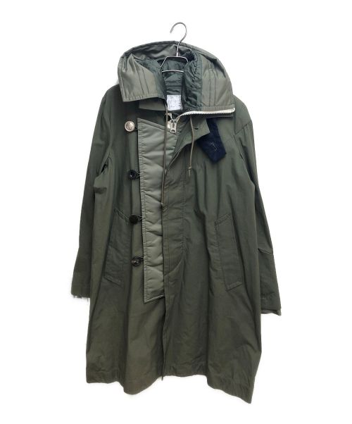 sacai（サカイ）sacai (サカイ) OXFORD COAT オリーブ サイズ:2の古着・服飾アイテム