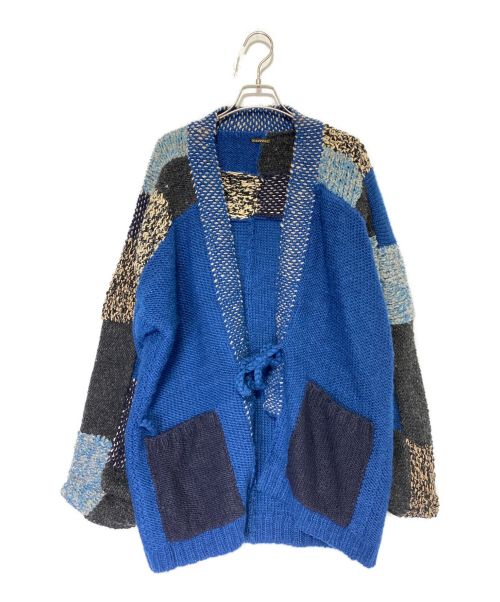 KAPITAL（キャピタル）KAPITAL (キャピタル) TUGIHAGI KESAカーディガン ブルー サイズ:FREEの古着・服飾アイテム