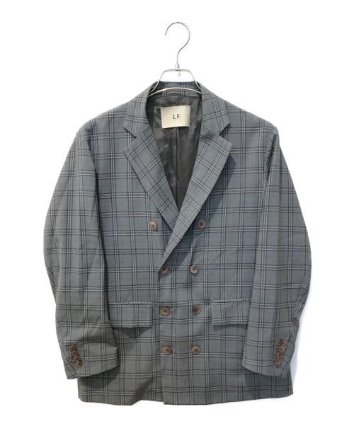 LF（エルエフ）LF (エルエフ) テーラードジャケット グレー サイズ:Lの古着・服飾アイテム