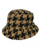 MSGM（）の古着「houndstooth-print bucket hat」｜ベージュ