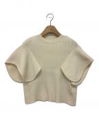 AKIRA NAKAアキラナカ）の古着「round panel sleeve knit pullover」｜アイボリー