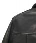 中古・古着 ALL SAINTS (オールセインツ) 襟ムートンライダースジャケット ブラック サイズ:SIZE S：12800円