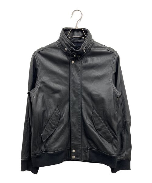 SOPHNET.（ソフネット）SOPHNET. (ソフネット) ラムレザージャケット ブラック サイズ:Sの古着・服飾アイテム