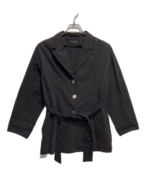 styling/（スタイリング）styling/ (スタイリング) ベルテッドスーツジャケット グレーの古着・服飾アイテム