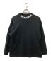 BALENCIAGA（バレンシアガ）の古着「ネックプリントロングスリーブTシャツ」｜ブラック