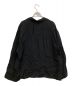 DES PRES (デ プレ) シルキーポプリン オープンカラーシャツ ブラック サイズ:36：5800円